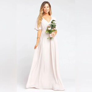 Show Me Your Mumu Dresses Emily Empire Maxi Dress - Show me the ring XS NWT